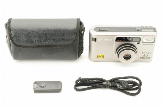 PENTAX ESPIO 80 Point & Shoot 35mm Film Camera silver