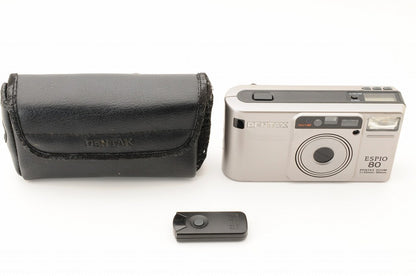 PENTAX ESPIO 80 Point & Shoot 35mm Film Camera silver