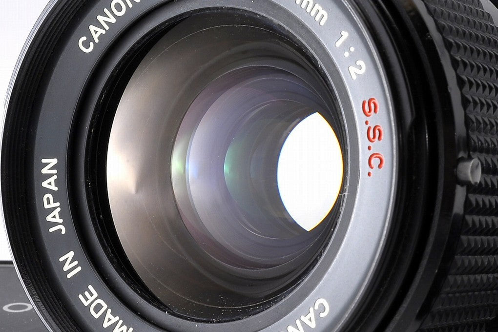 Canon FD 35mm F/2 S.S.C MF Standard Prime Lens SSC