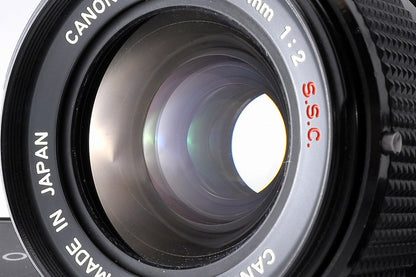 Canon FD 35mm F/2 S.S.C MF Standard Prime Lens SSC