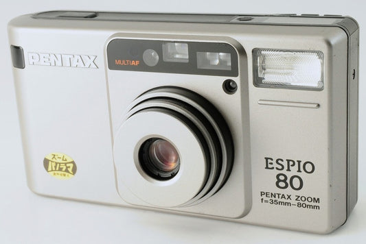 PENTAX ESPIO 80 Point & Shoot 35mm Film Camera silver