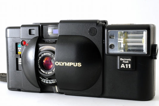 Olympus XA A11 Flash 35mm Point & Shoot Film Camera JP