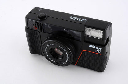 Read Nikon L35 AD2 Pikaichi 35mm Film Camera Point & Shoot