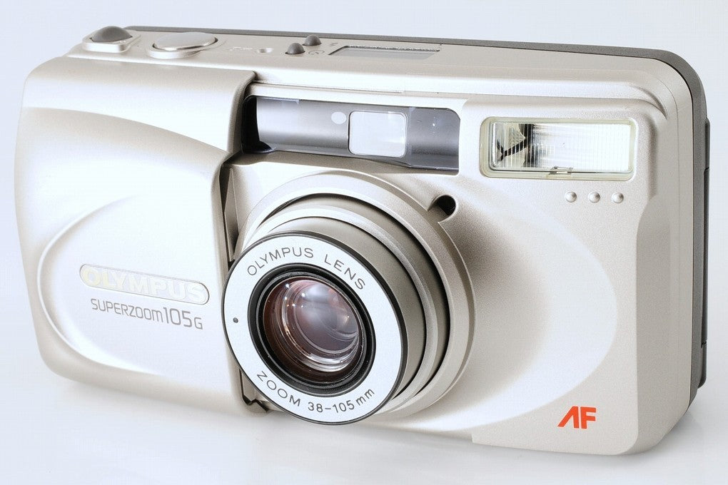 Olympus Super zoom 105G Point & Shoot 35mm Film Camera