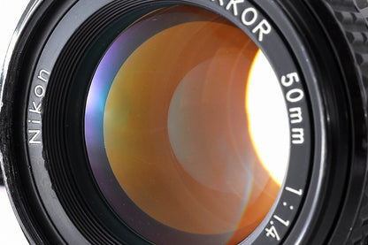 Nikon Ai-s AISNikkor 50mm F/1.4 MF Standard Lens Camera
