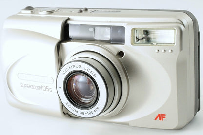 Olympus Super zoom 105G Point & Shoot 35mm Film Camera