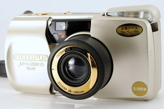 Olympus μ mju Zoom 105 DELUXE Point & Shoot 35mm Film Camera