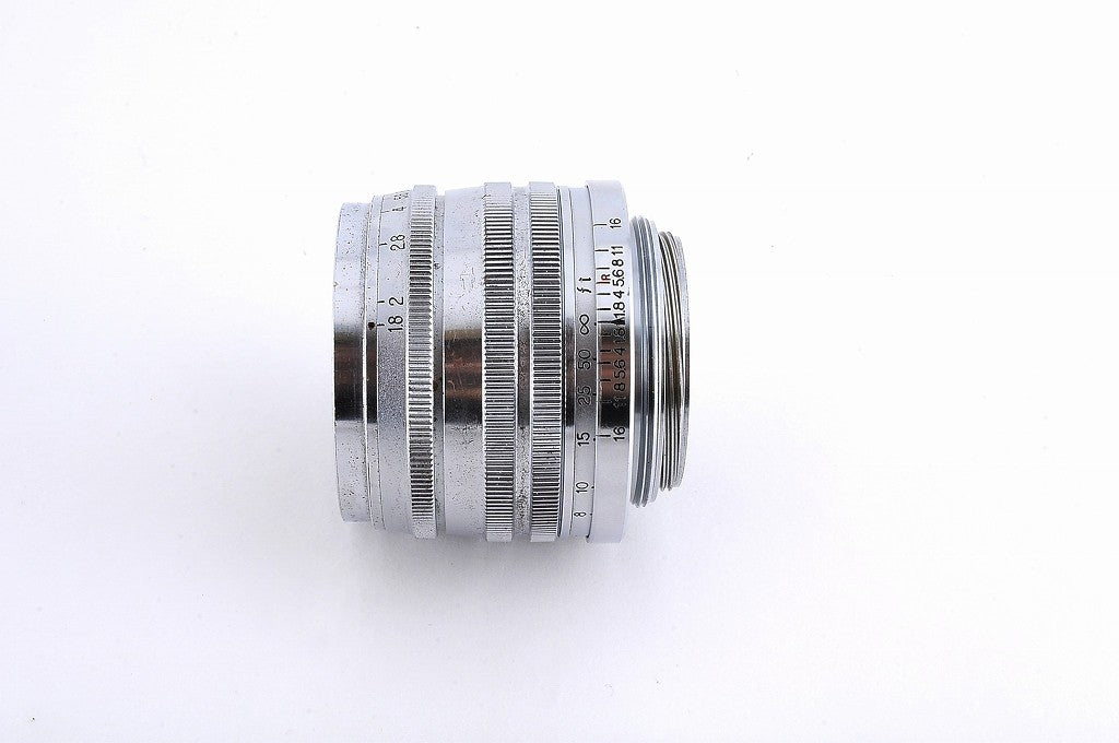 Canon 50mm f/1.8 MF L Silver Lens LTM Leica L39 Screw Mount