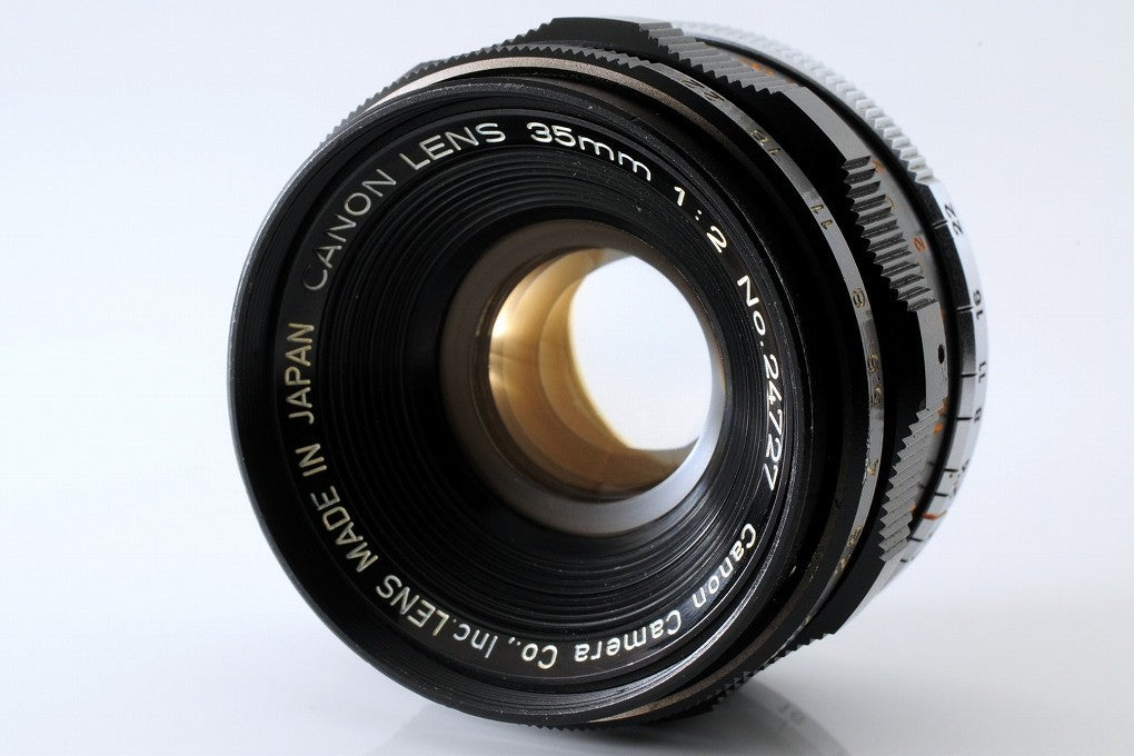 Canon 35mm f/2 Wide Angle Lens LTM L39 Leica L Screw Mount