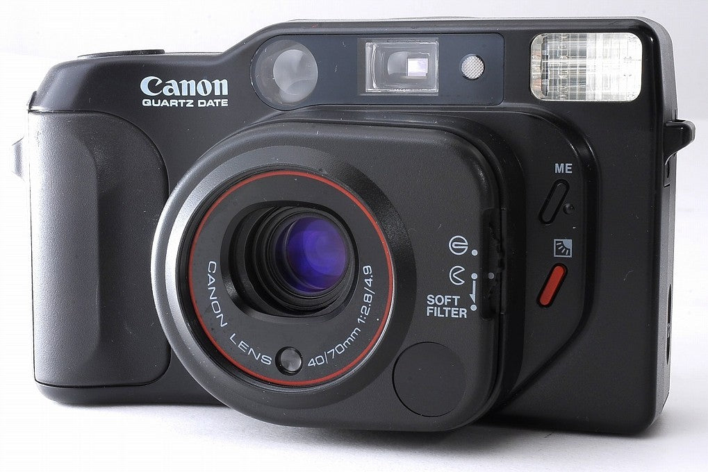 CANON Autoboy TELE QUARTZ DATE Point & Shoot Film Camera