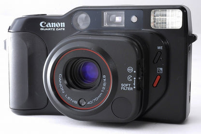 CANON Autoboy TELE QUARTZ DATE Point & Shoot Film Camera