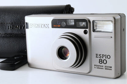PENTAX ESPIO 80 Point & Shoot 35mm Film Camera silver