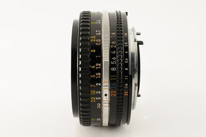 Nikon Ai-s NIKKOR 50mm f/1.8 MF Pancake Lens AIS