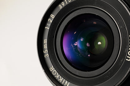 Nikon Ai Nikkor 35mm F/2.8 MF Manual Focus Wide Angle Lens