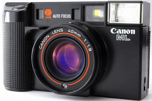 Canon AF35ML Black Point & Shoot 35mm Film Camera
