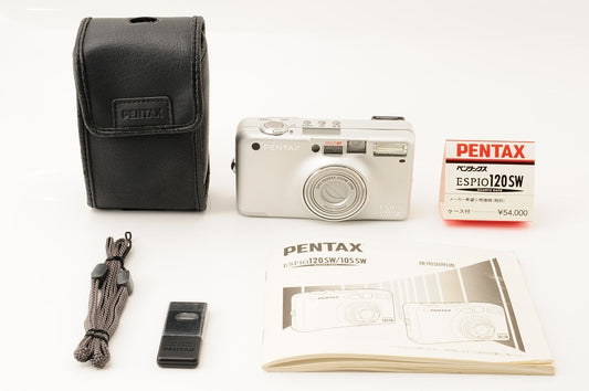 Pentax Espio 120 SW Silver 35mm Compact Film Camera