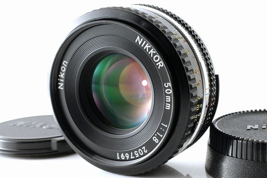 Nikon Ai-s NIKKOR 50mm f/1.8 MF Pancake Lens AIS
