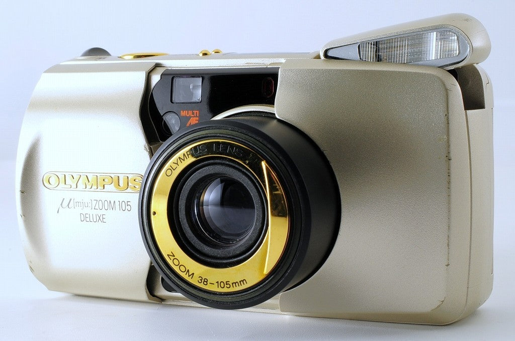 Olympus μ mju Zoom 105 DELUXE 35mm Film Camera Point & Shoot