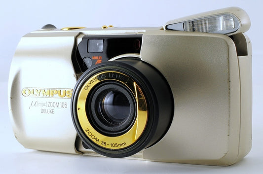 Olympus μ mju Zoom 105 DELUXE 35mm Film Camera Point & Shoot