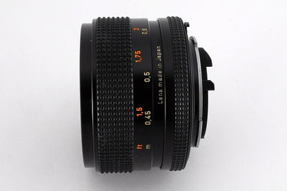 Contax Carl Zeiss Planar T* 50mm F/1.4 Lens MMJ CY Mount